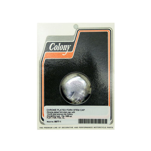 Colony Machine CM-9977-1 Fork Stem Cap for Sportster/FXR/Dyna/FLST w/Narrow Glide Front Ends