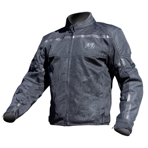 MotoDry Air-Vent Pro Black Textile Jacket [Size:SM]