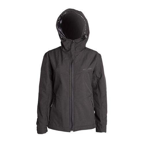MotoDry Black Womens Textile Hoodie Jacket [Size:6]