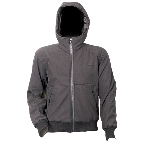 MotoDry Black Textile Hoodie Jacket [Size:SM]
