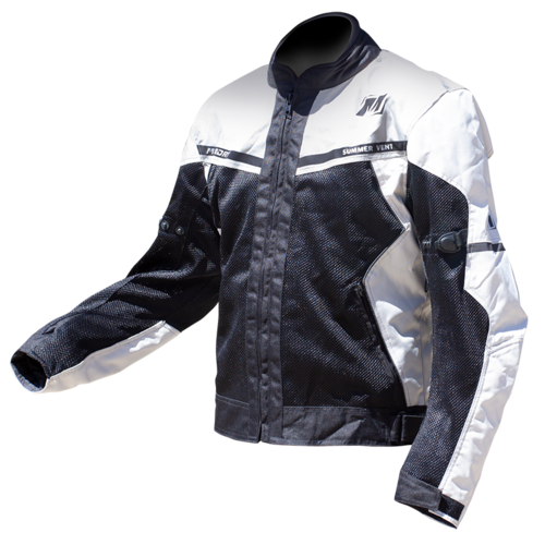MotoDry Summer-Vent Black/Stone Textile Jacket [Size:SM]