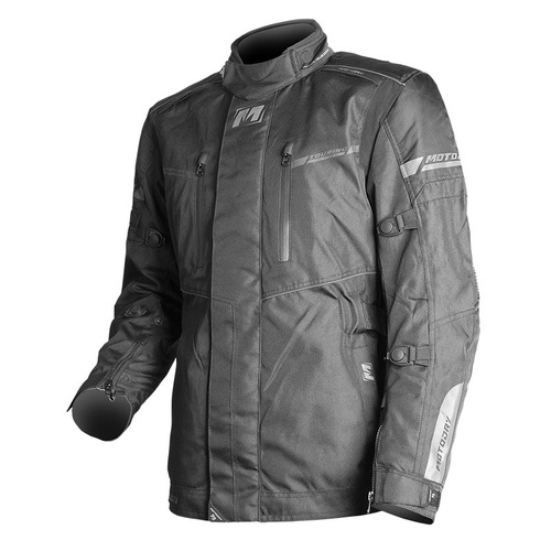 MotoDry Tour-Max Black/Anthracite Textile Jacket [Size:SM]