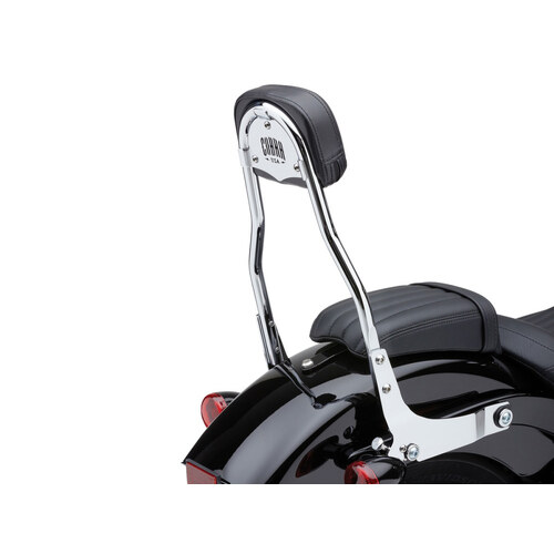 Cobra USA COB-602-2009 Short Quick Detachable Sissy Bar Kit Chrome for Low Rider 18-Up/Low Rider S 20-Up