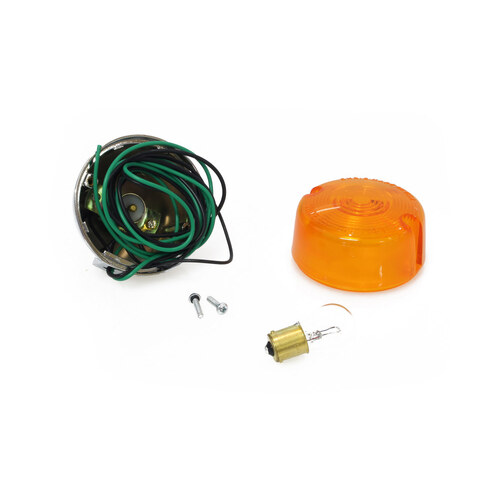 Chris Products CP-8410A Turn Signal w/Threaded Body No Wiring Hole for FXST/Sportster/Dyna 86-01