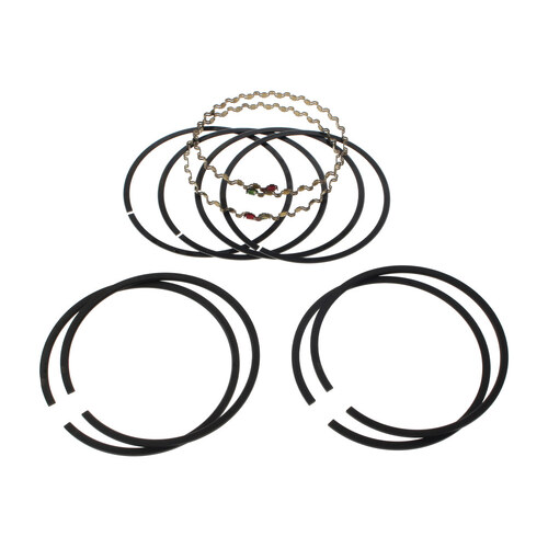 Cycle Pro CPL-28013C Piston Rings (Cast) +.005" for Big Twin EVO 80ci 1200cc 84-99 & Sportster 88-03 1200cc