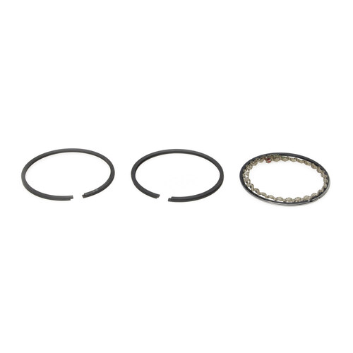 Cycle Pro CPL-28013M Piston Rings (Chrome) +.005" for Big Twin EVO 80ci 1200cc 84-99 & Sportster 88-03 1200cc