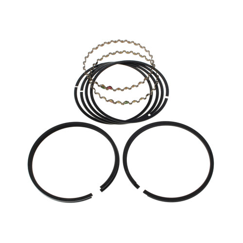 Cycle Pro CPL-28014M Piston Rings (Chrome) +.010" for Big Twin EVO 80ci 1200cc 84-99 & Sportster 88-03 1200cc