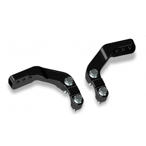 Cycra HCM Clamps Anodized Black for 1-1/8 (28 mm) Handlebars