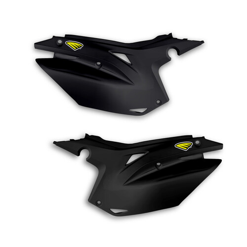 Cycra Side Number Panels Black for Honda CRF250R 14-17/CRF450R 13-16