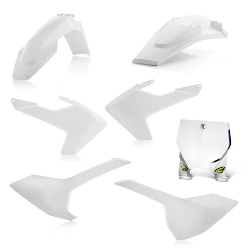 Cycra 5 Piece Replica Plastics Kit White for Husqvarna TC/FC 16-18