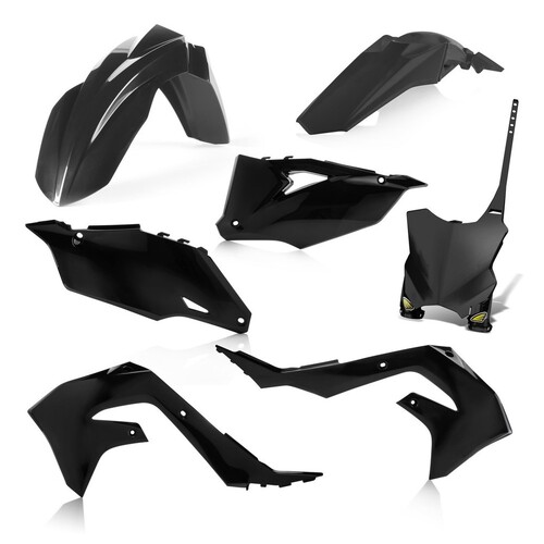 Cycra 5 Piece Replica Plastics Kit Black for Kawasaki KX450F 19-20