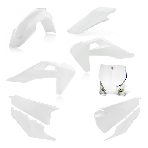 Cycra 5-Piece Replica Plastics Kit White for Husqvarna FC 250/350/450/FX 350/450/TC 125/250/TX 300 19-21
