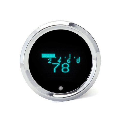 Dakota Digital DAK-HLY-3015 2-1/16" Round Graphic Style KPH Speedometer w/Tachometer Indicators