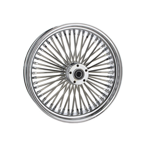 DNA Specialty DNA-18461450A 18" x 4.25" Mammoth Fat Spoke Rear Wheel Chrome for Dyna 12-17/Sportster 14-21