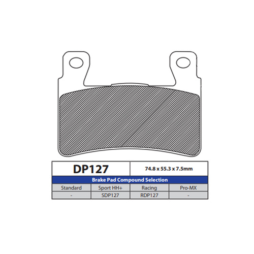 DP Brake Pads DP127 Sintered Brake Pads