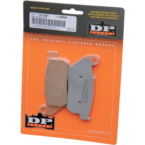 DP Brakes DP948 Sintered Front Brake Pads for Sportster 883/1200 Models XL '04-13