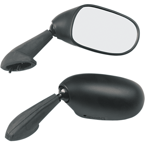 Emgo E2086892 Replacement Left Hand Mirror Matte Black for Yamaha YZFR6 99-00/YZFR7 1999/YZF 1000 98-99
