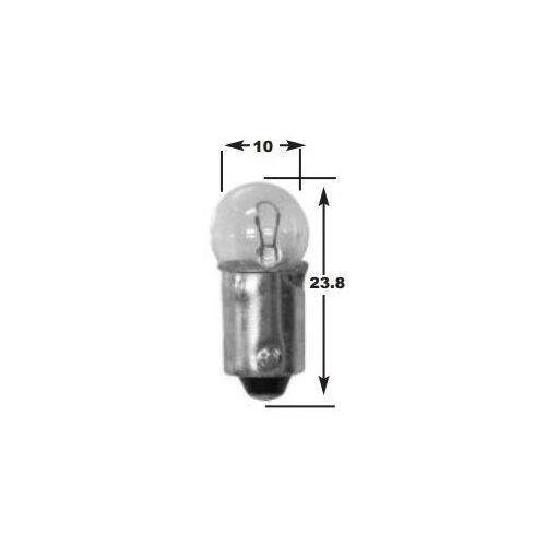Emgo E4866406 Replacement 6V 3W Bulb for Intrument Lights (Box of 10)