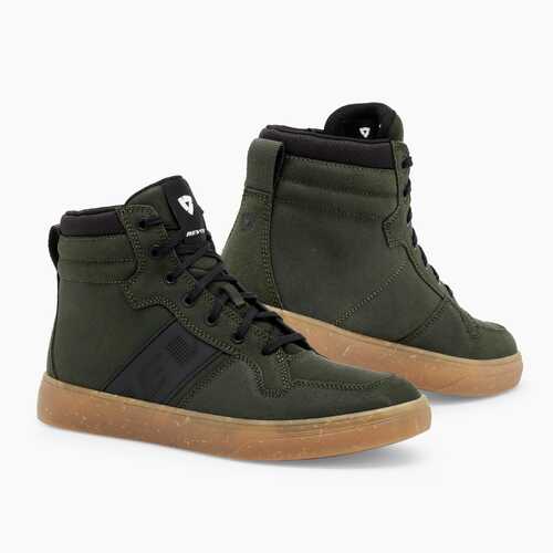 REV'IT! Kick Dark Green/Brown Shoes [Size:40]