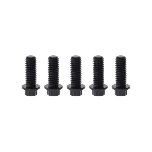 Feuling FE-ARP202 Rear Disc Bolts Black 12 Point ARP 3/8"-16 x 1.0" for most H-D models 97-Up