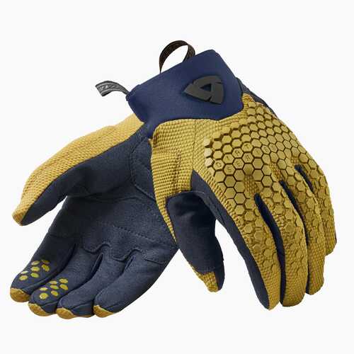 REV'IT! Massif Ocher Yellow Gloves [Size:MD]