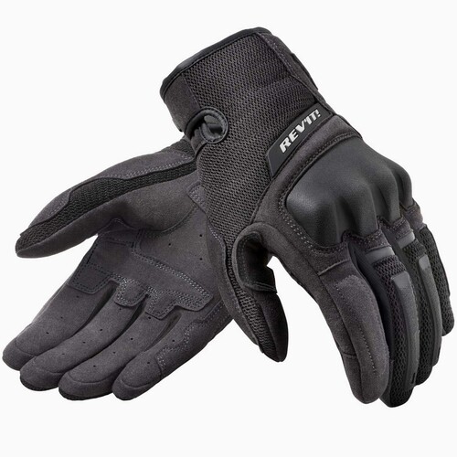 REV'IT! Volcano Black Gloves [Size:SM]