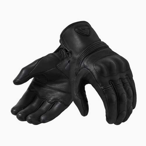 REV'IT! Hawk Black Gloves [Size:SM]