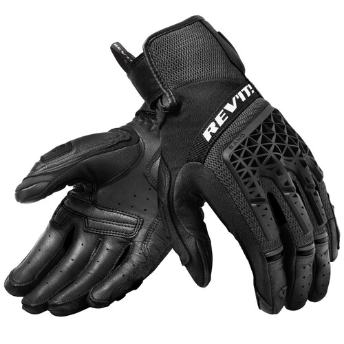 REV'IT! Sand 4 Black Gloves [Size:SM]