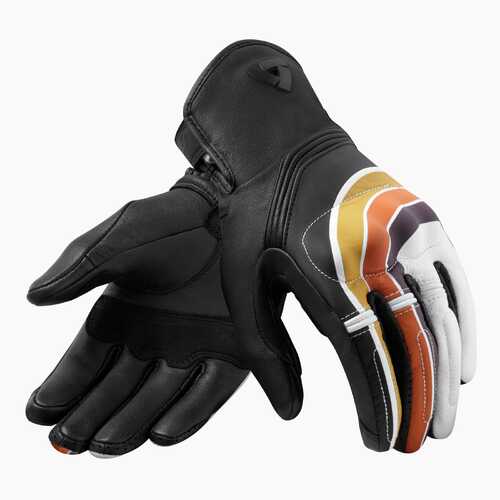 REV'IT! Redhill Yellow/Orange Gloves [Size:SM]