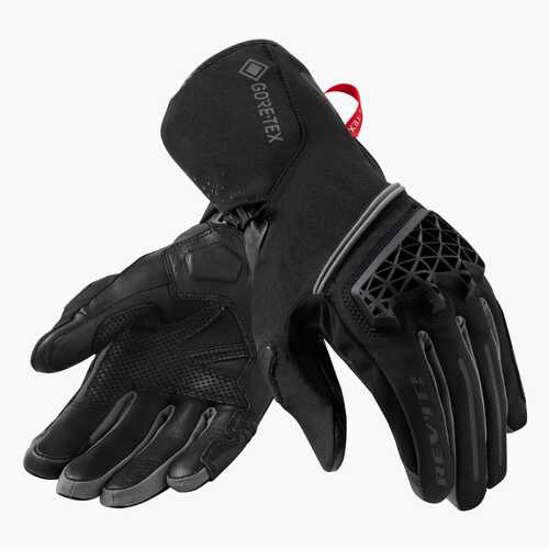 REV'IT! Contrast GTX Black/Grey Gloves [Size:SM]