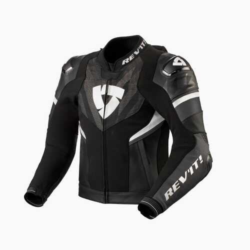 REV'IT! Hyperspeed 2 Pro Black/Anthracite Leather Jacket [Size:48]