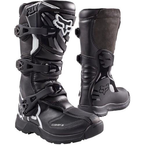 Fox 2023 Comp 3Y Black Boots [Size:1]
