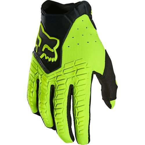 Fox 2023 Pawtector Fluro Yellow Gloves [Size:SM]