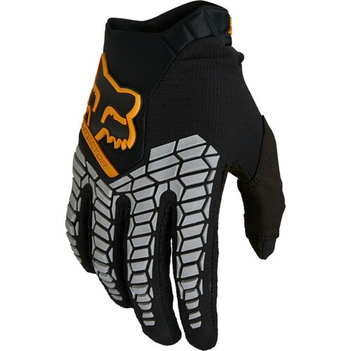 Fox Pawtector Black/Gold Gloves [Size:SM]