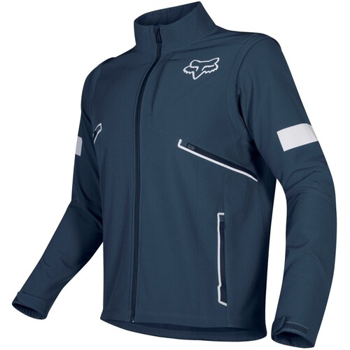Fox Legion Softshell Navy Textile Jacket [Size:SM]