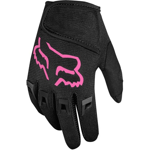 Fox 2023 Dirtpaw Black/Pink Kids Gloves [Size:SM]