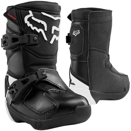 Fox 2023 Comp Black Kids Boots [Size:12]