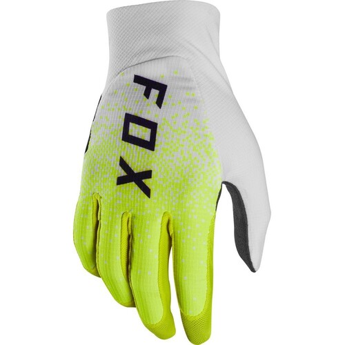 Fox Limited Edition Flexair Honr Purple/Yellow Gloves [Size:SM]