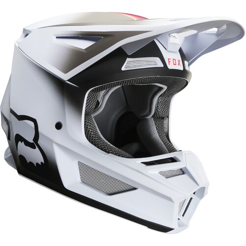 Fox 2020 V2 Vlar White Youth Helmet [Size:SM]