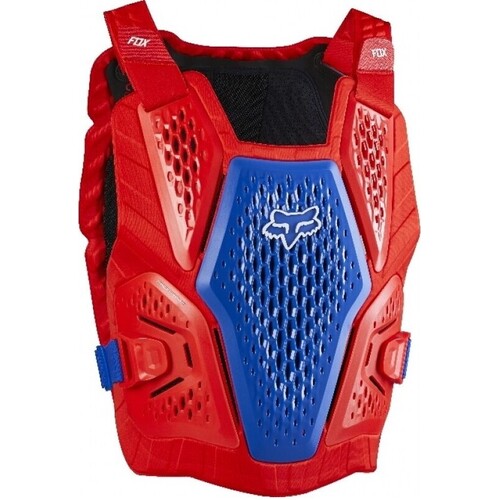 Fox Raceframe Blue/Red Impact Guards [Size:SM/MD]