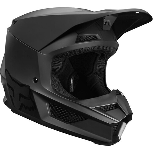 Fox 2020 V1 Matte Black Youth Helmet [Size:SM]
