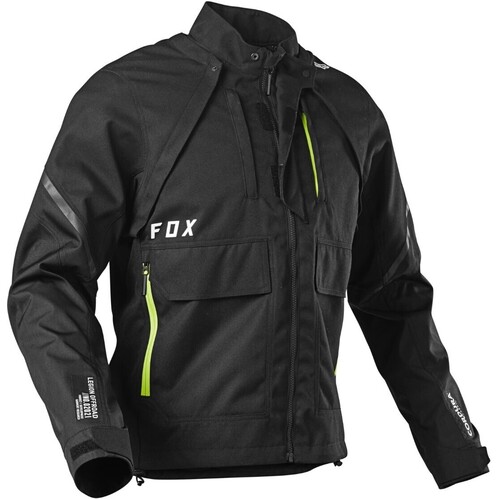 Fox Legion Enduro Black Textile Jacket [Size:SM]