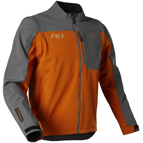Fox Legion Softshell Burnt Orange Textile Jacket [Size:SM]