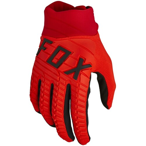 Fox 2023 360 Fluro Red Gloves [Size:SM]