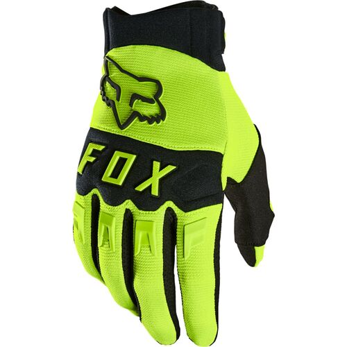 Fox 2023 Dirtpaw Fluro Yellow Gloves [Size:SM]