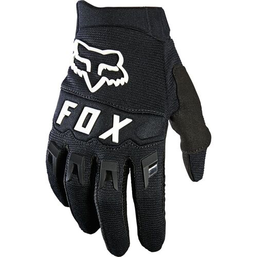 Fox 2023 Dirtpaw Black/White Youth Gloves [Size:XS]