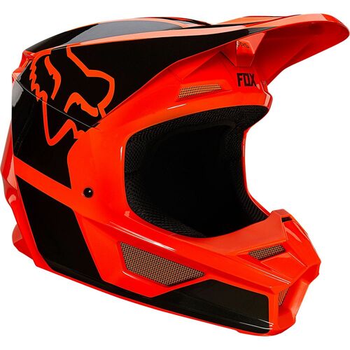 Fox V1 Revn Fluro Orange Youth Helmet [Size:SM]