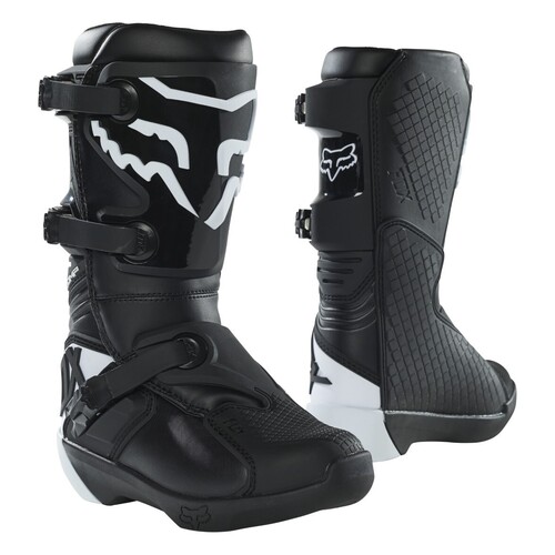 Fox 2023 Comp Black Youth Boots [Size:1]