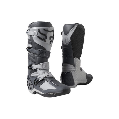 Fox 2023 Comp Steel Grey Youth Boots [Size:3]