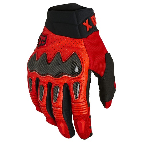 Fox Bomber Fluro Red Gloves [Size:SM]
